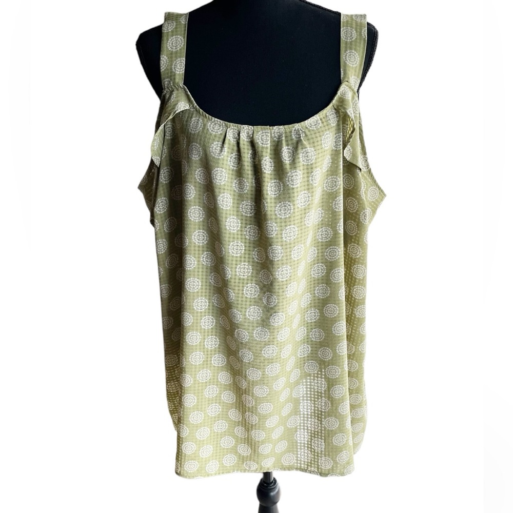 Avenue semi sheer cold shoulder blouse size 22/24